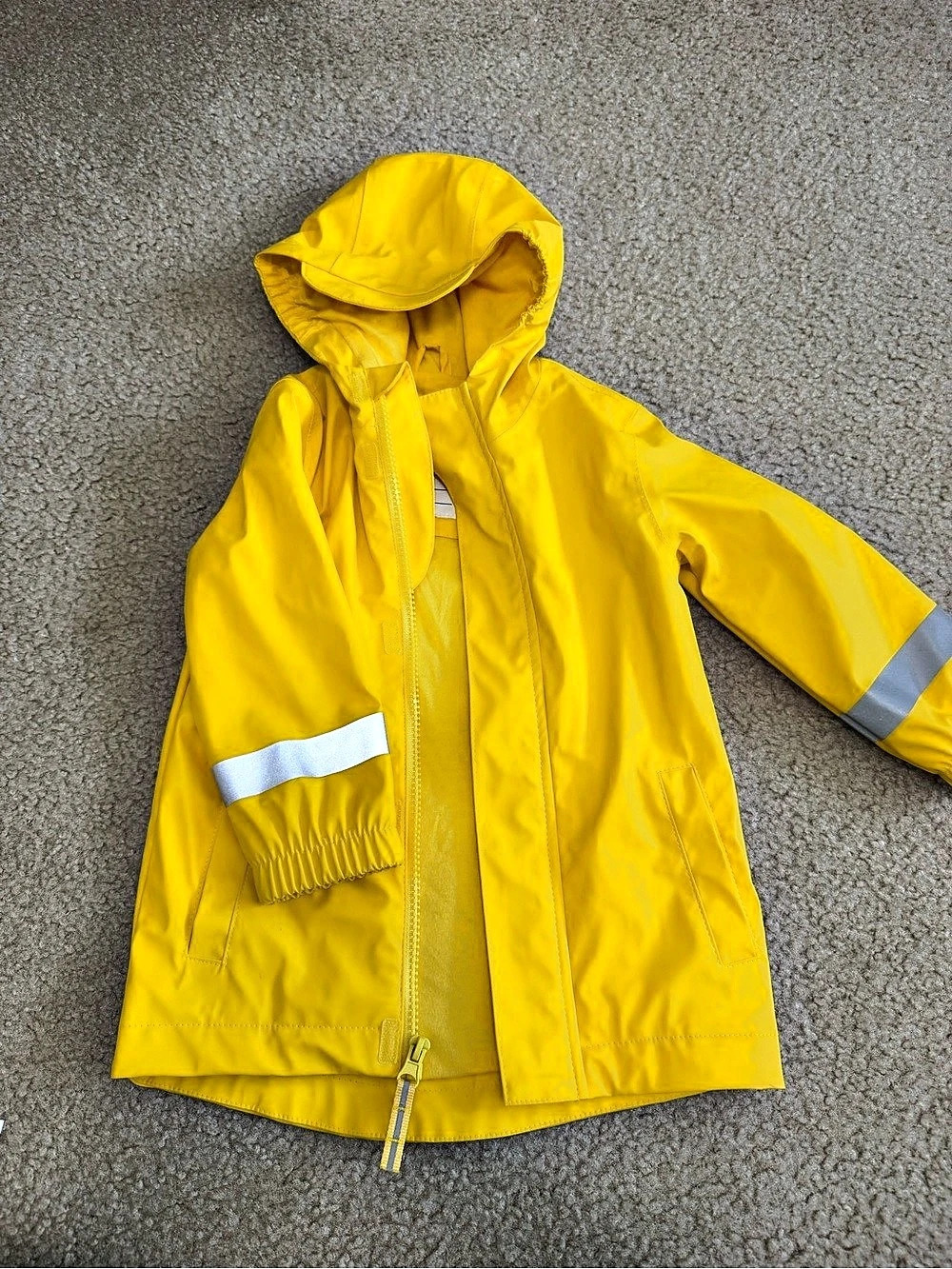 Cat & Jack Toddler Solid Rain Coat Yellow Size 2T